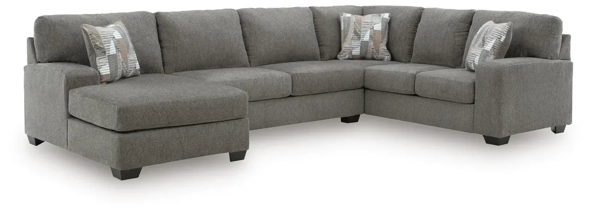 Clarington 3-Piece Sectional with Chaise