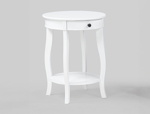 Jacie End Table White by Crown Mark