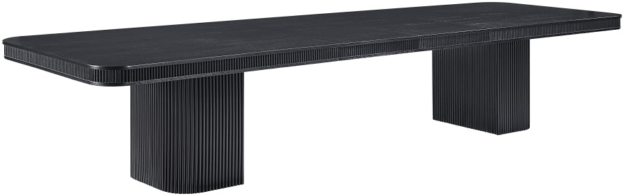 Mohari 112" Solid Wood And Oak Veneer Dining Table