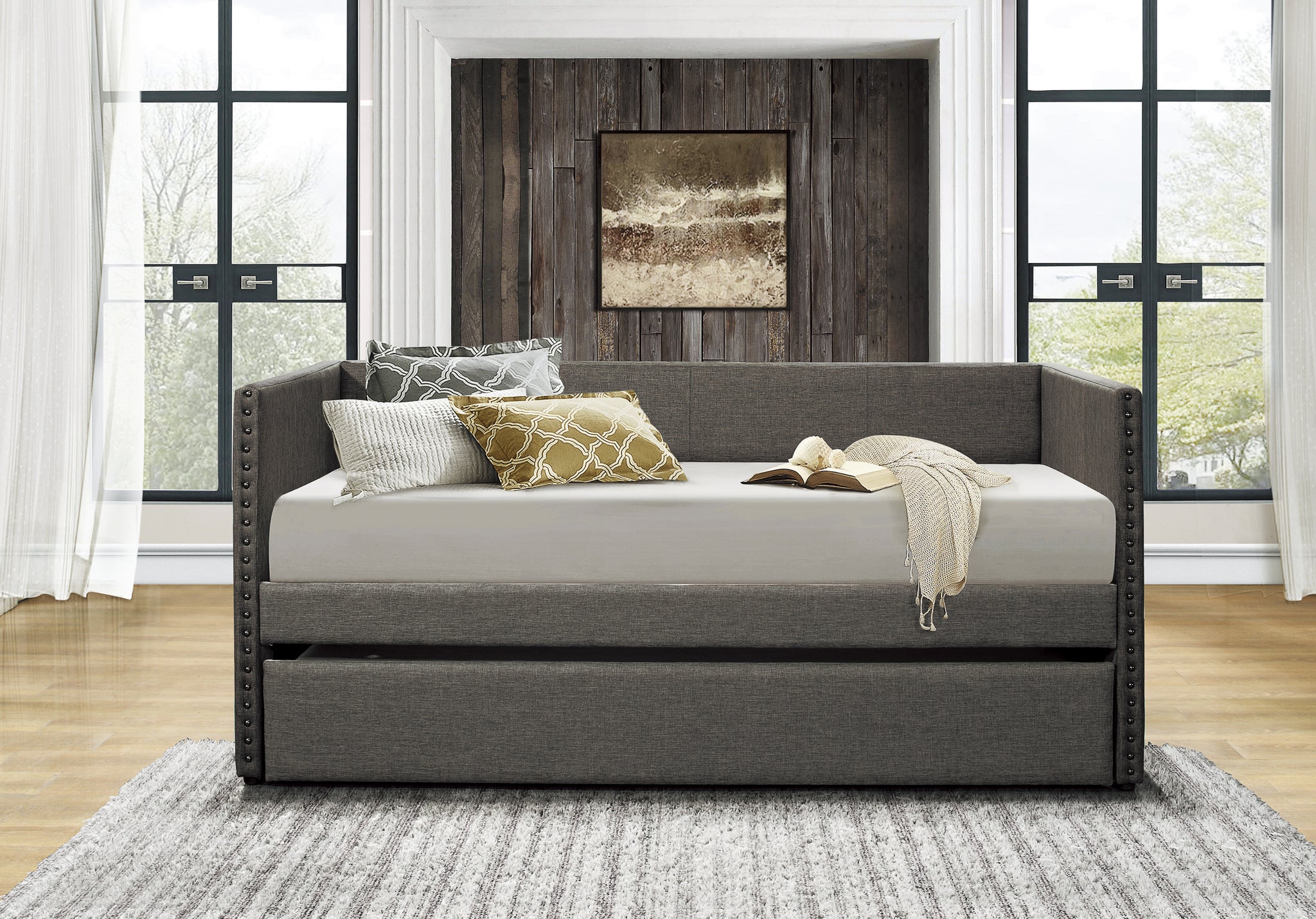 DAYBED WITH TRUNDLE