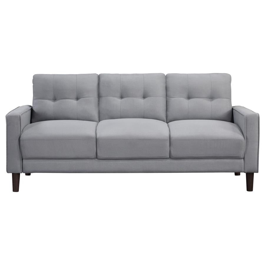 Bowen Upholstered Track Arms Tufted Sofa - Grey