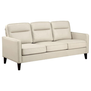 Jonah Upholstered Track Arm Sofa - Ivory