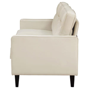 Jonah Upholstered Track Arm Sofa - Ivory