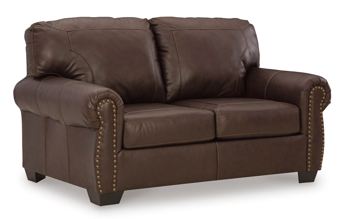 Colleton Loveseat - Dark Brown