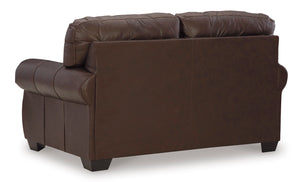 Colleton Loveseat - Dark Brown