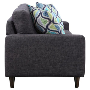 Watsonville Upholstered Track Arm Tufted Sofa - Grey