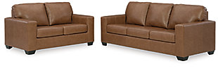 Bolsena Sofa and Loveseat, Caramel, large