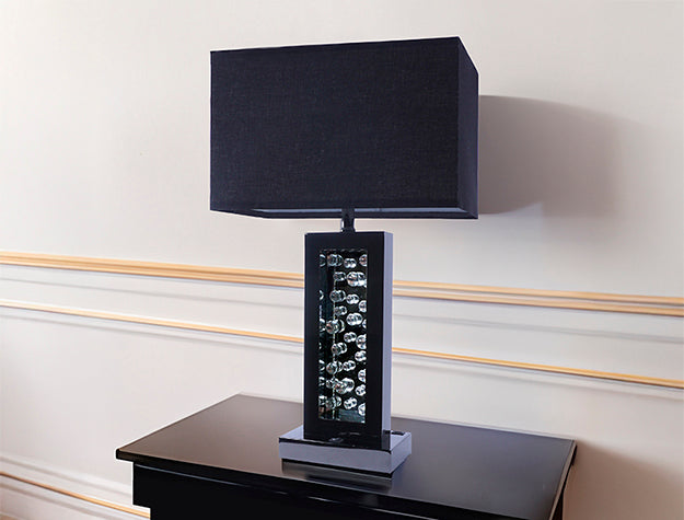 Monica Lamp Black Nickel-LED Accent by Crown Mark
