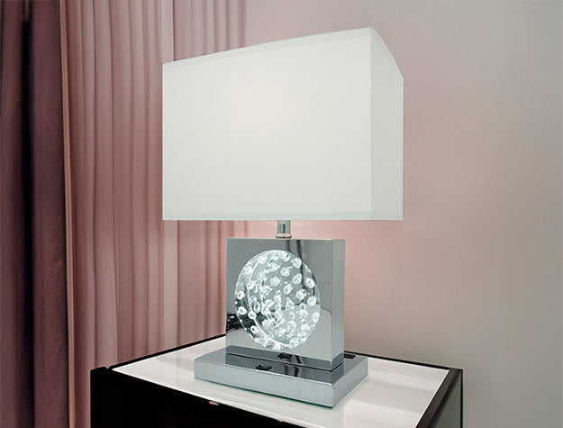 Table Lamp Chrome-LED Accent by Crown Mark