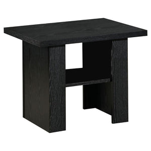 Rodez 3-piece Engineered Wood Coffee Table Set - Black Oak