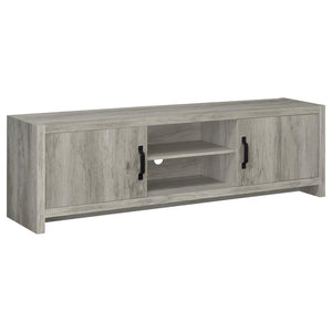 Burke 2-door TV Console - Grey Driftwood
