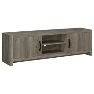 Burke 2-door TV Console - Grey Driftwood