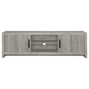 Burke 2-door TV Console - Grey Driftwood