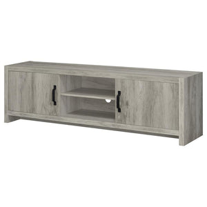 Burke 2-door TV Console - Grey Driftwood