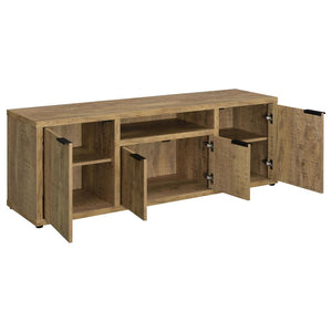 Tabby 4-door Engineered Wood 60" TV Stand - Mango