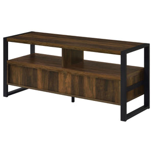 James 2-drawer Engineered Wood 48" TV Stand - Dark Pine