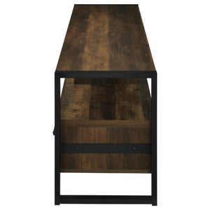 James 3-drawer Engineered Wood 60" TV Stand - Dark Pine