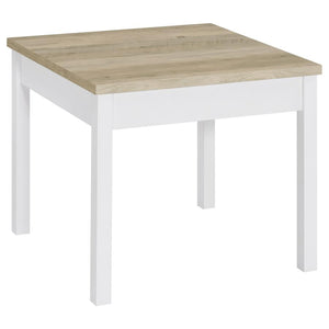 Stacie 3-piece Coffee Table Set - Distressed Pine and White