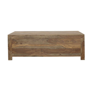 Esther 6-drawer Solid Wood Coffee Table - Natural Sheesham