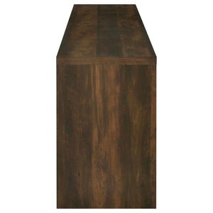 Laughlin 4-door Engineered Wood 78" TV Stand - Dark Pine