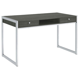 Wallice 49-inch 2-drawer Writing Desk - Weathered Grey