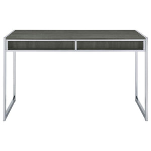 Wallice 49-inch 2-drawer Writing Desk - Weathered Grey