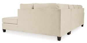 Abinger 2-Piece Sectional with RAF Chaise - Natural