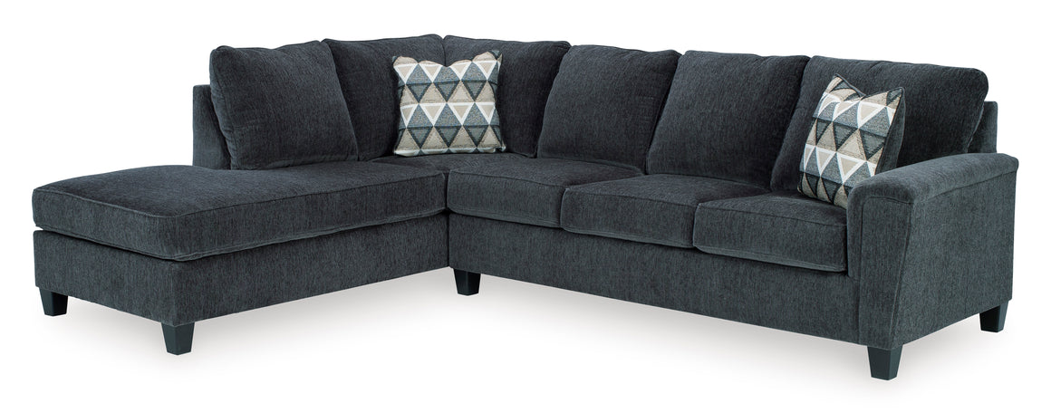 Abinger 2-Piece Sectional with LAF Chaise - Smoke
