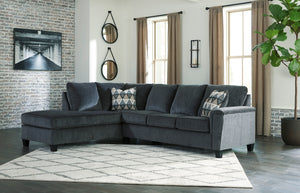Abinger 2-Piece Sectional with LAF Chaise - Smoke