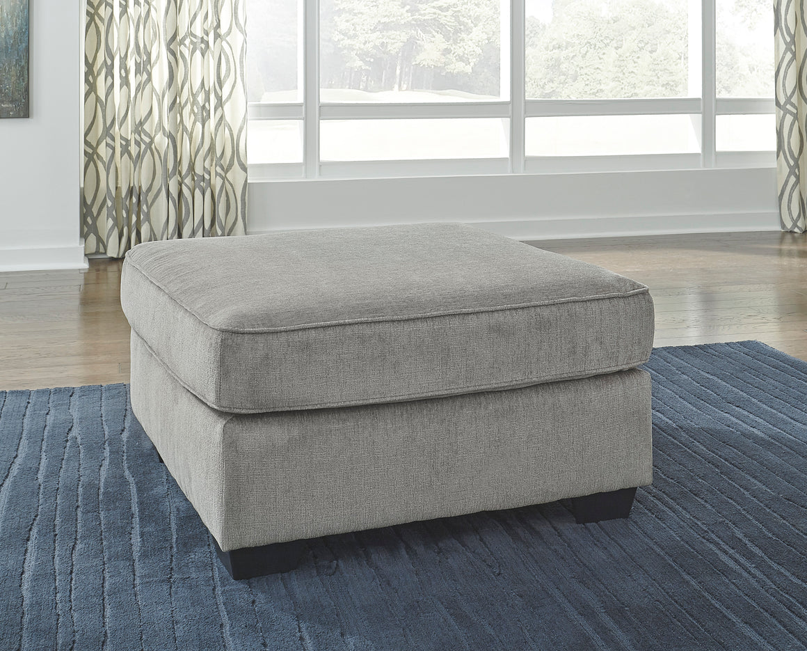 Altari Oversized Accent Ottoman - Alloy