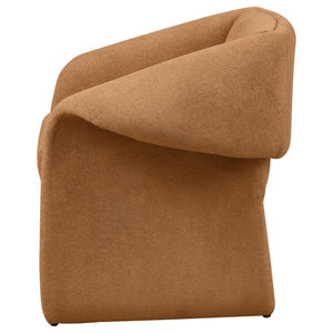 Ramsey Upholstered Sloped Arm Accent Chair - Honey