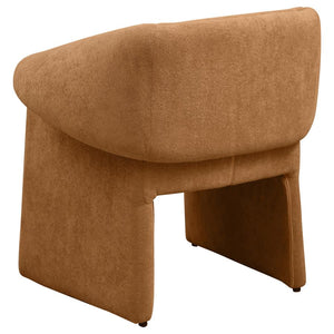 Ramsey Upholstered Sloped Arm Accent Chair - Honey