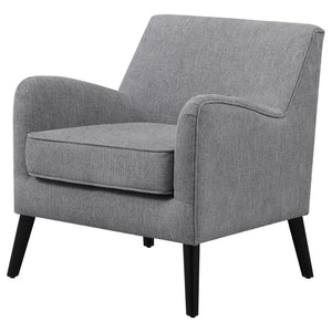 Charlie Upholstered English Arm Accent Chair - Charcoal Grey