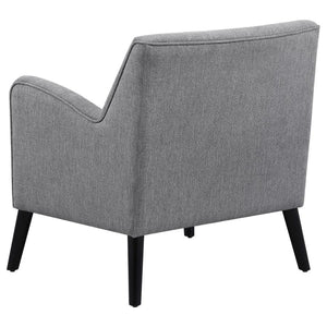 Charlie Upholstered English Arm Accent Chair - Charcoal Grey