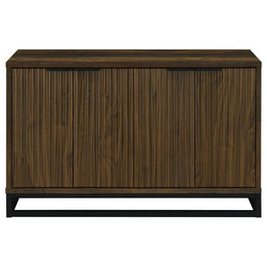 Ryatt 4-door Engineered Wood Accent Cabinet - Dark Pine