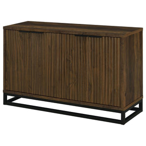 Ryatt 4-door Engineered Wood Accent Cabinet - Dark Pine