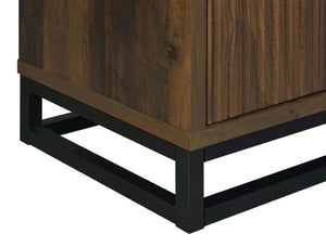 Ryatt 4-door Engineered Wood Accent Cabinet - Dark Pine
