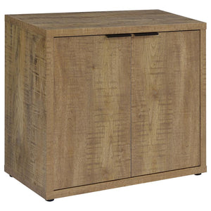Pepita 2-door Engineered Wood Accent Cabinet - Mango Brown