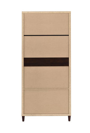 Wadeline 2-door Tall Accent Storage Cabinet - Rustic Tobacco