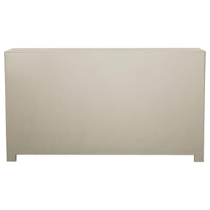 Toula 4-door Accent Cabinet - Smoke and Champagne