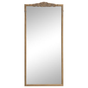 Sylvie 30 x 65 Inch French Provincial Floor Mirror - Gold