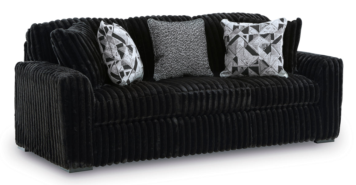Midnight-Madness Sofa - Onyx