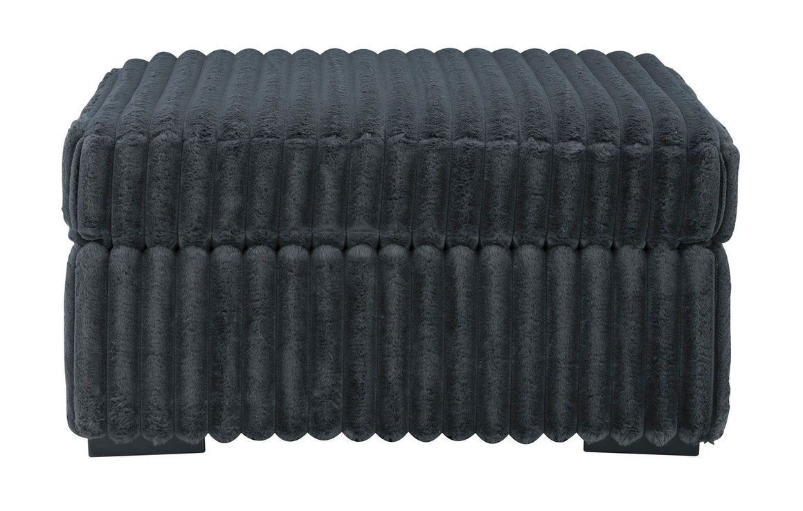 Midnight-Madness Oversized Accent Ottoman