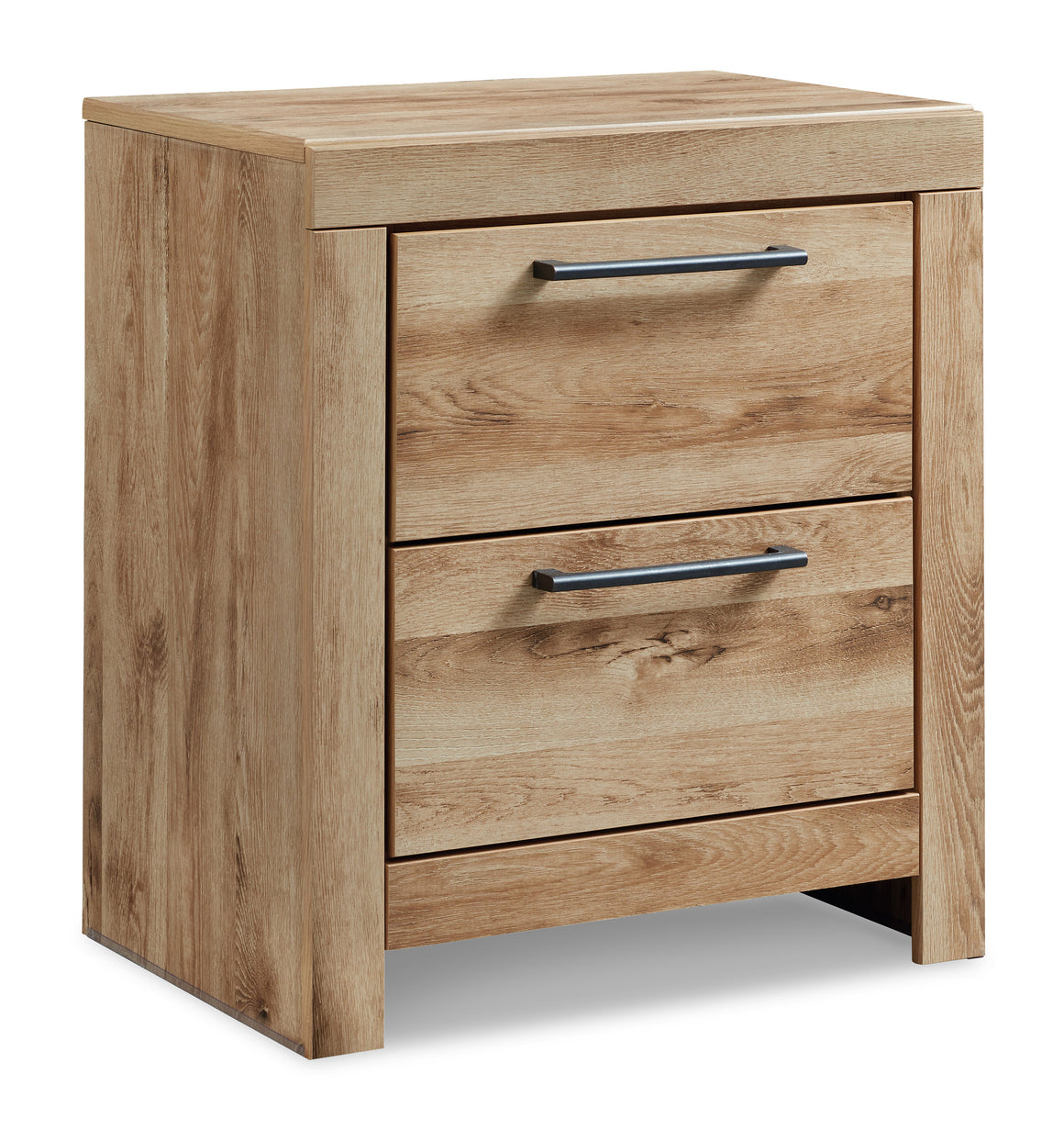 Hyanna Two Drawer Night Stand - Tan Brown