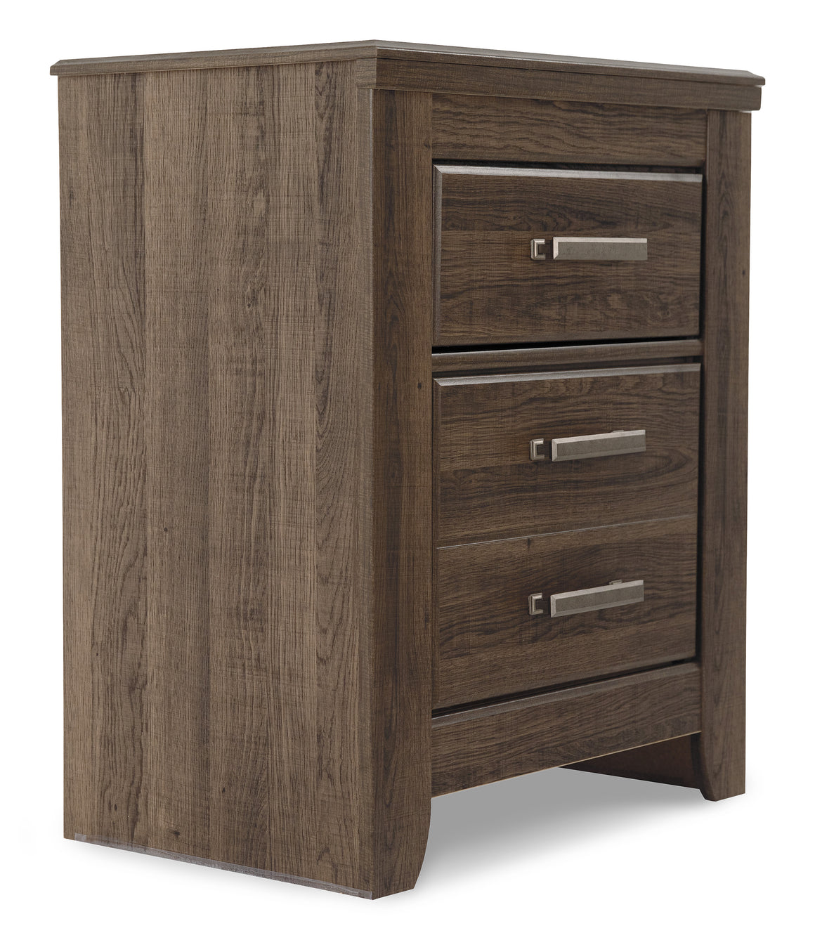 Juararo Two Drawer Nightstand - Dark Brown