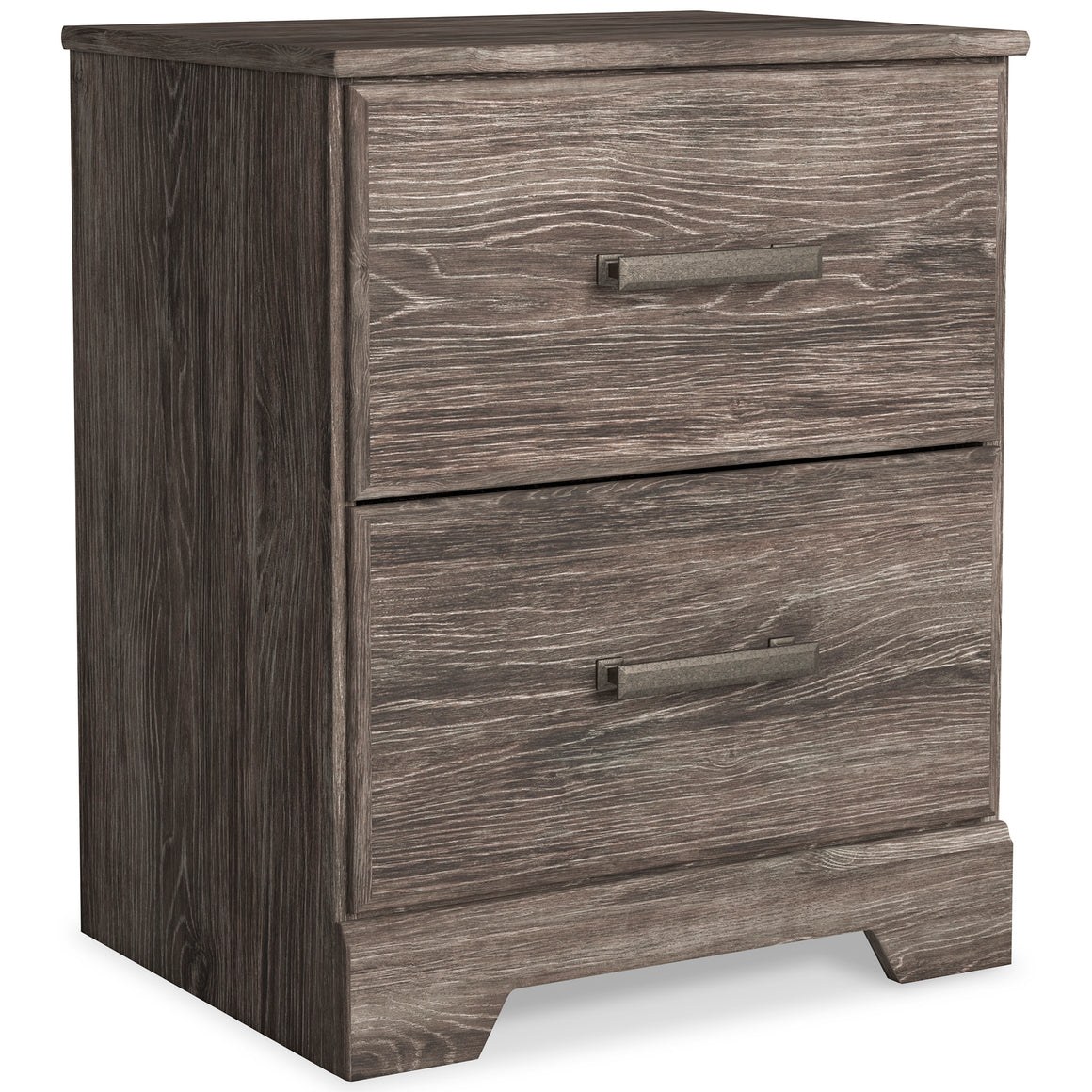 Ralinksi Two Drawer Nightstand - Gray
