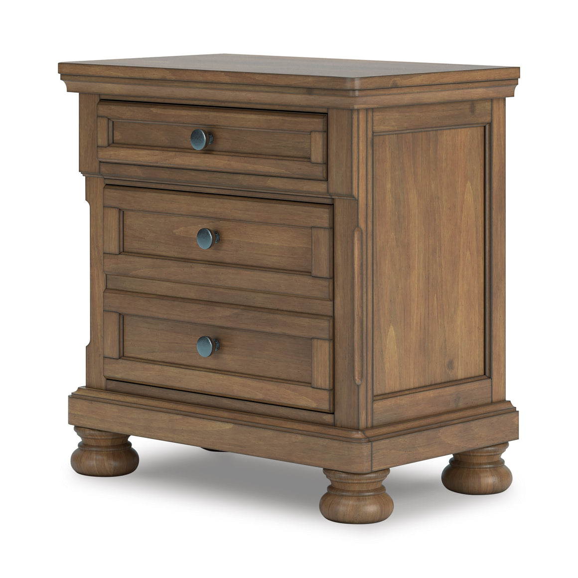 Feddinger Two Drawer Nightstand - Medium Brown