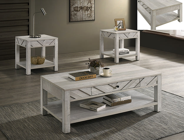 Valor 3-Piece Coffee Table Set by Crown Mark