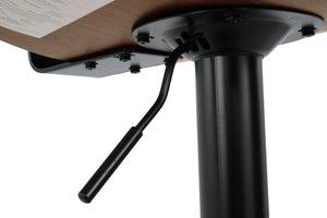 Bellatier Adjustable Height Bar Stool - Brown