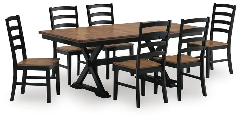 Wildenauer Dining Table and 6 Chairs